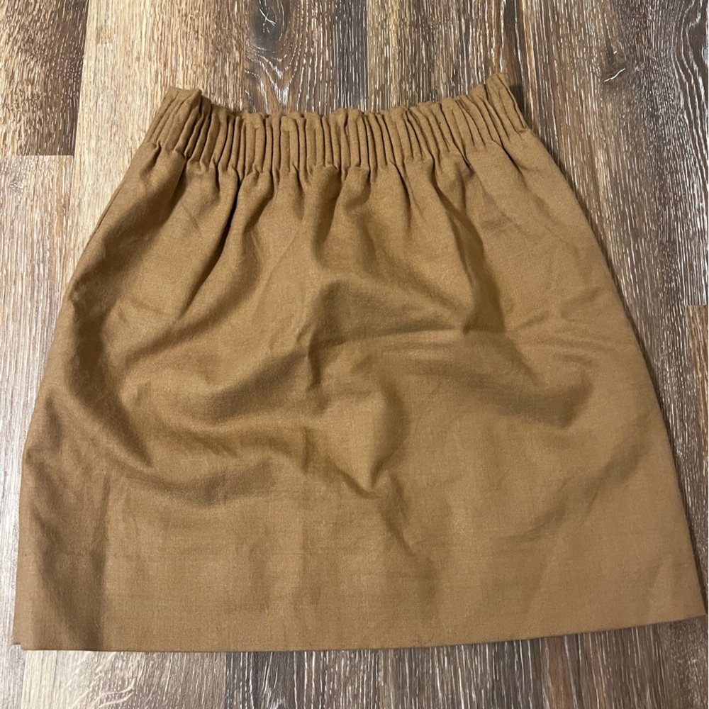 J. Crew Tan Mini Skirt